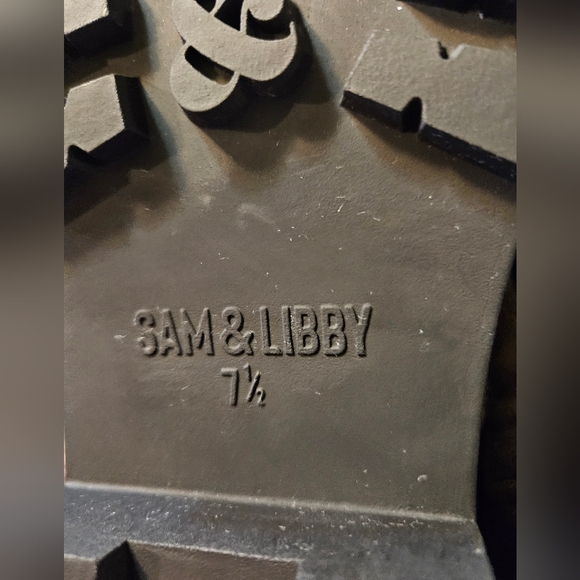 SAM & LIBBY "Stella" Combat Boot Khaki Black, Size 7.5 (NWOT) - Picture 14 of 15